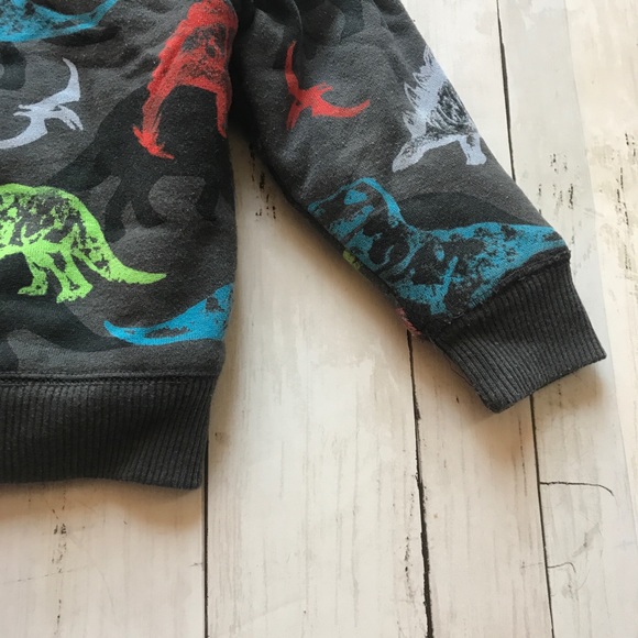 Children’s Place Fleece Lined Dinosaur Hoodie 2T - Picture 10 of 13